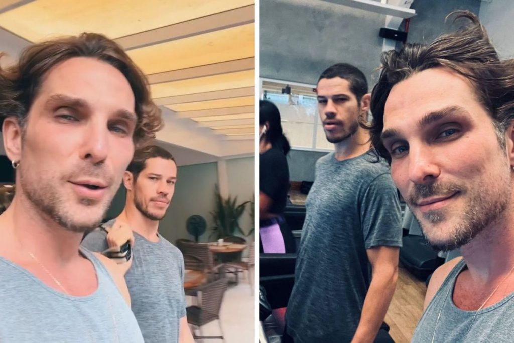 josé loreto e igor rickli malhando juntos