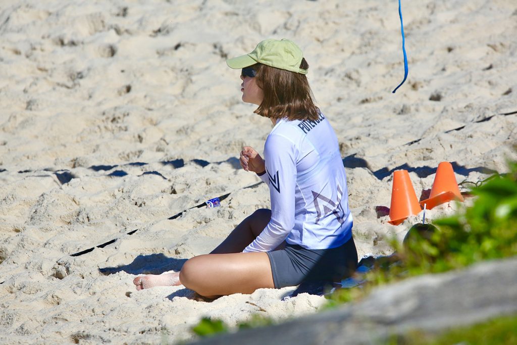 Jade Picon também curtiu a praia