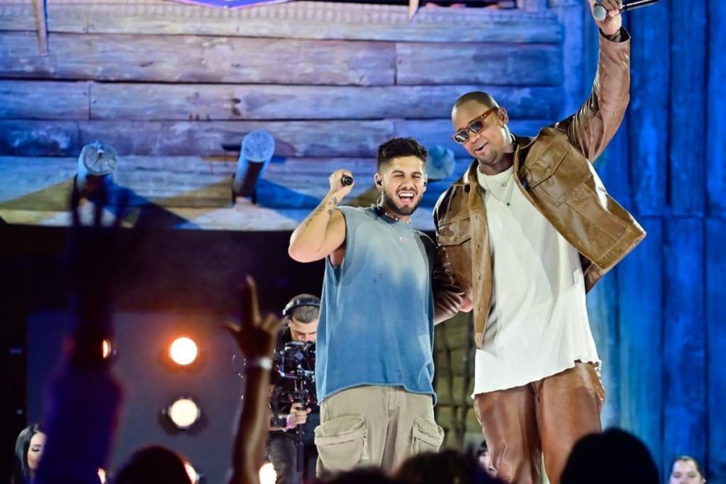 Gravação do novo projeto audiovisual de Léo Santana