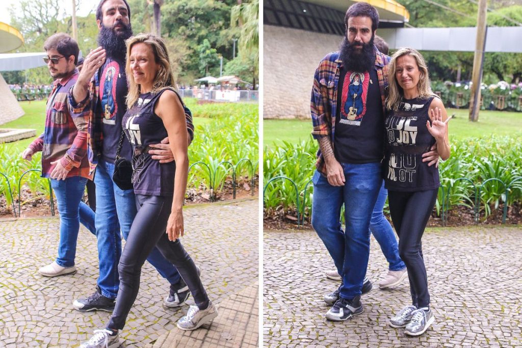 Luisa Mell chora no velório de Rita Lee