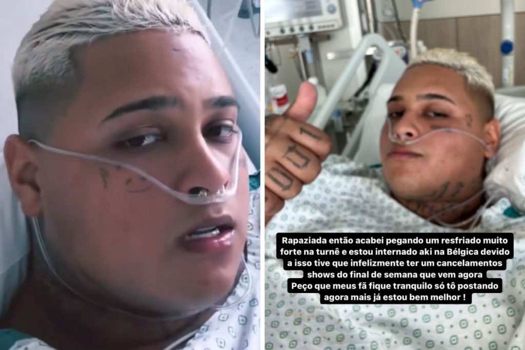 MC Ryan SP internado em hospital na Bélgica