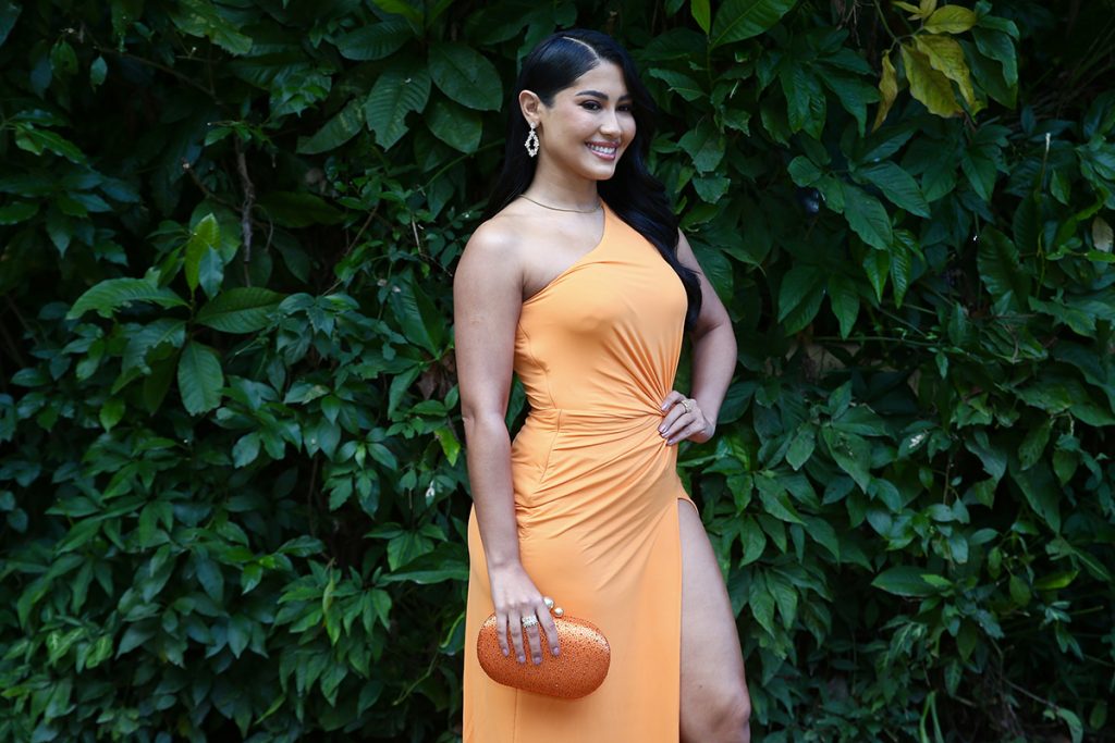 Thaynara OG esbanjou simpatia na ocasião