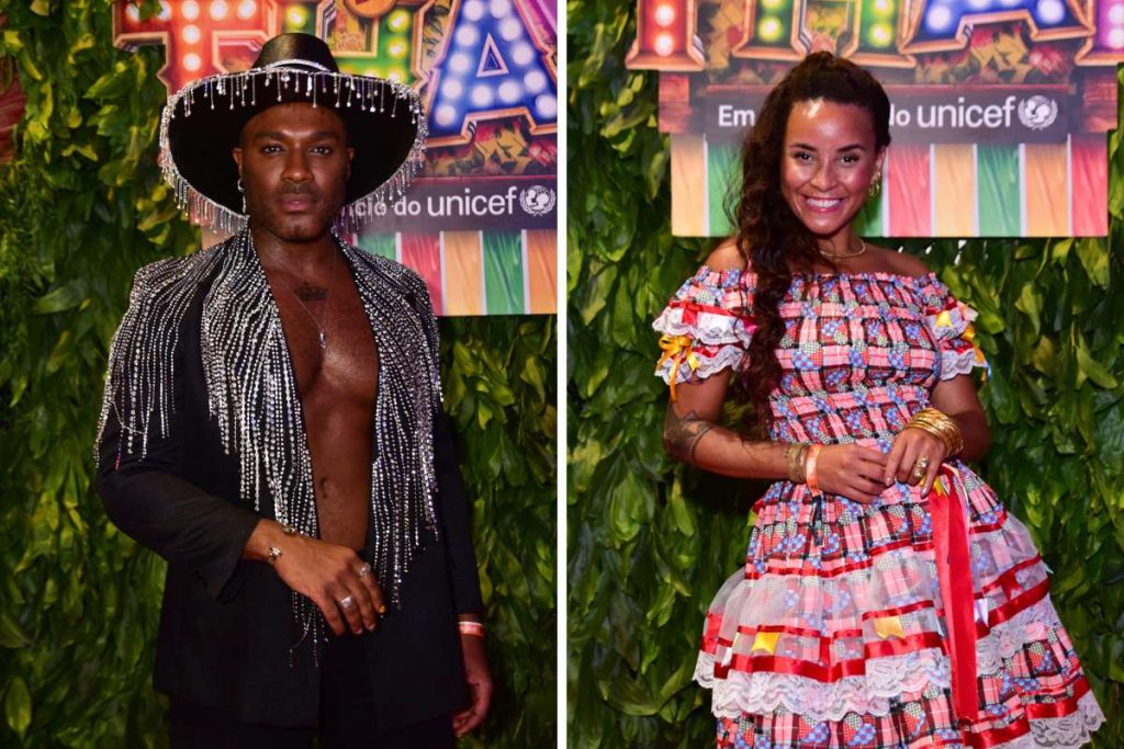 Famosos no São João da Thay