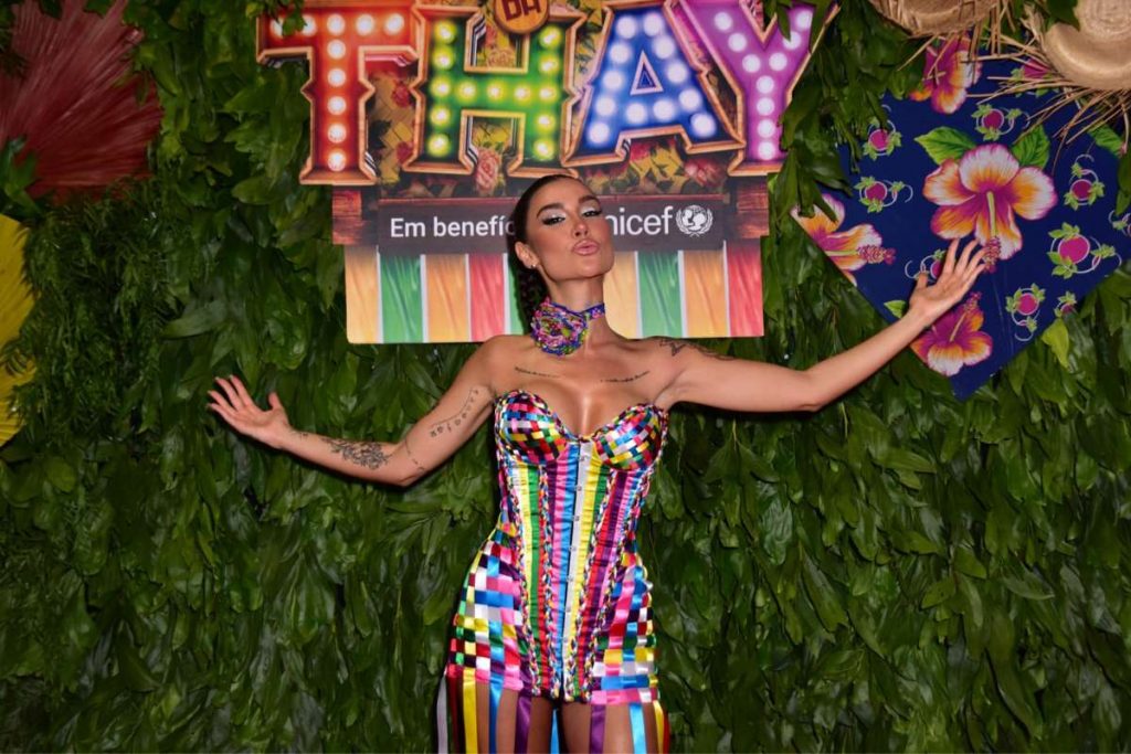 Famosos no São João da Thay