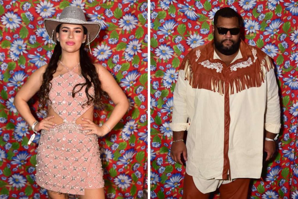 Famosos no São João da Thay