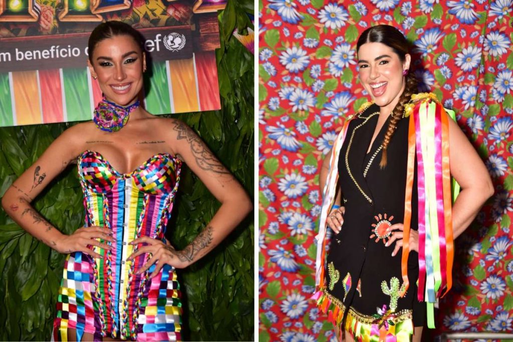 Famosos no São João da Thay