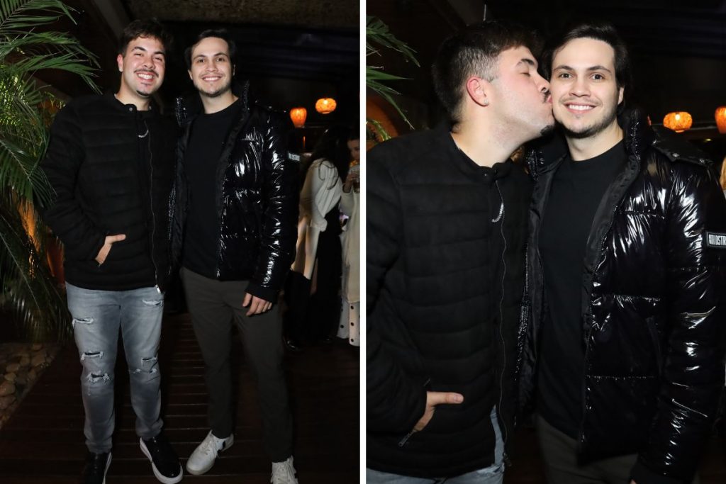 Alvaro com o namorado