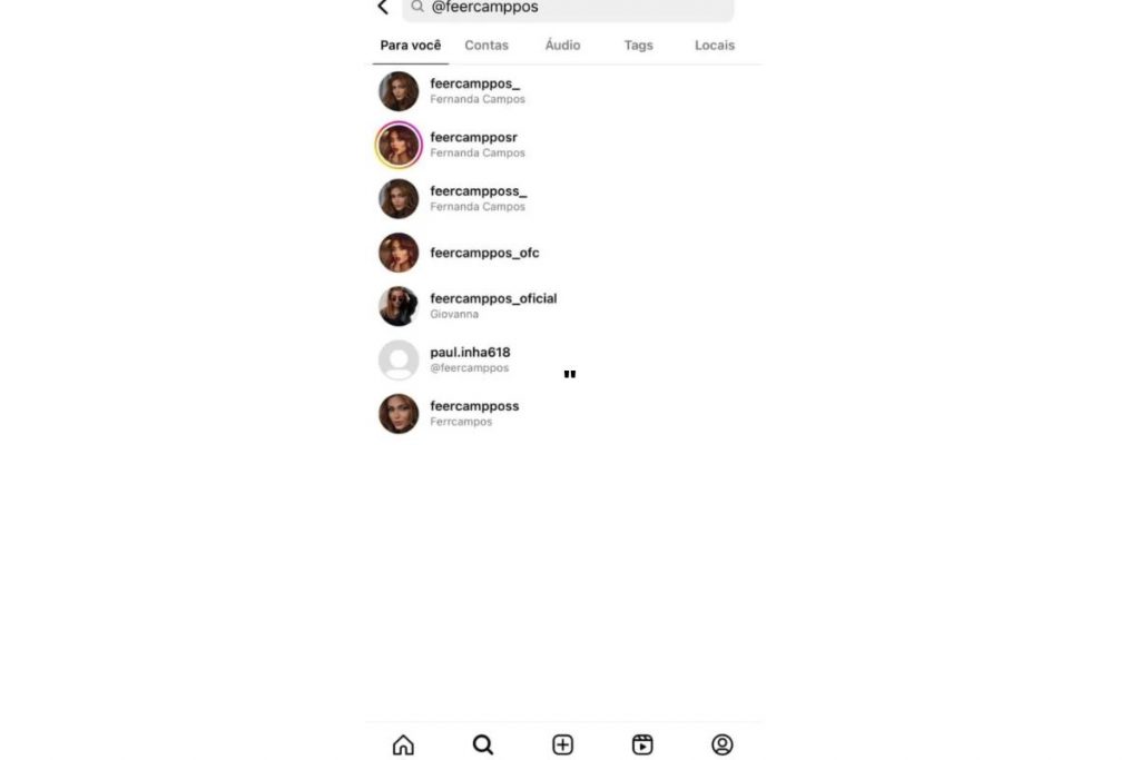 instagram de fernanda campos, amante de neymar