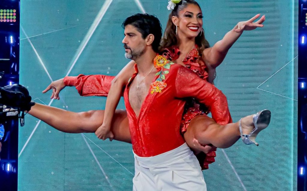 Bruno Cabrerizo e Juliana Paixa no ‘Dança dos Famosos’