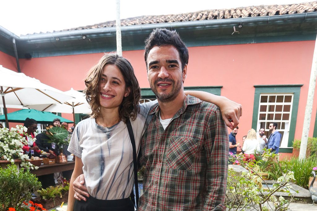 Caio Blat e Luísa Arraes também posaram para fotos