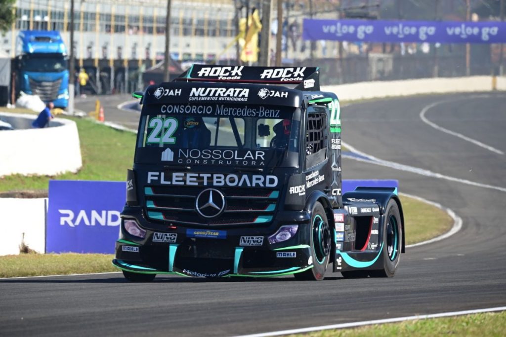 Caminhão que Caio Castro usou na Fórmula Truck