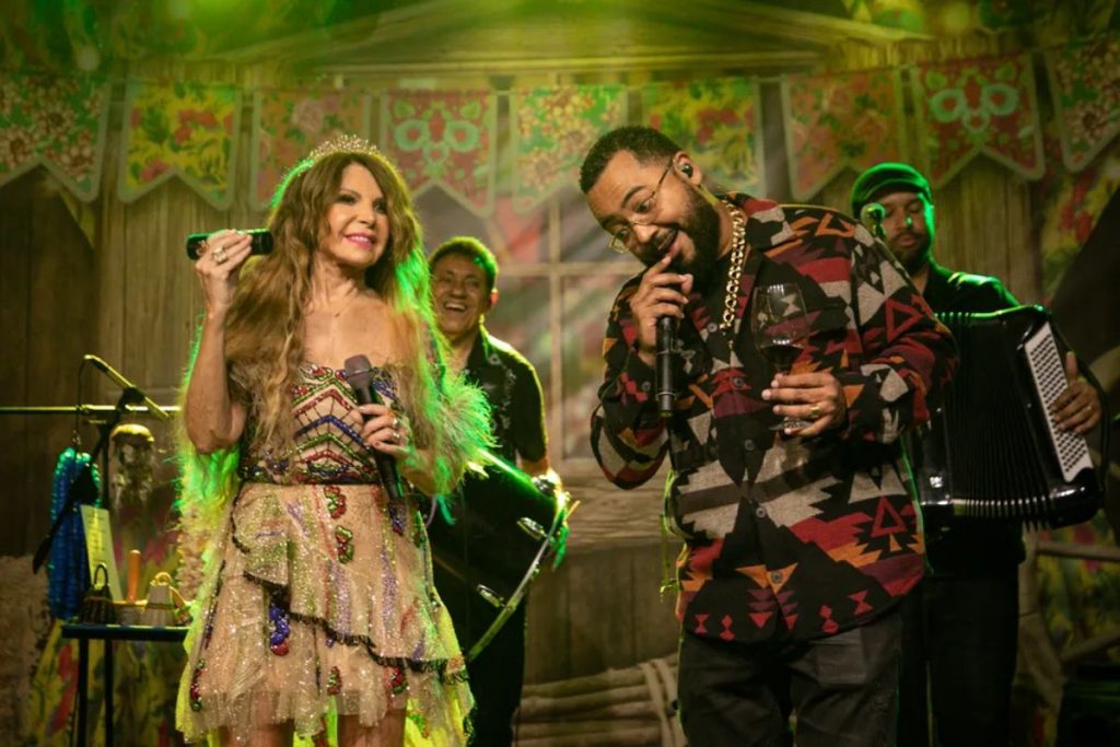 Elba Ramalho e Dudu Nobre cantando juntos