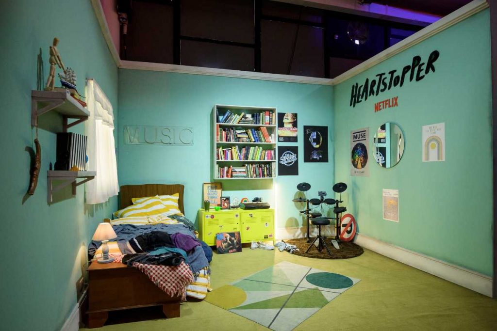 Estande de Heartstopper no Tudum