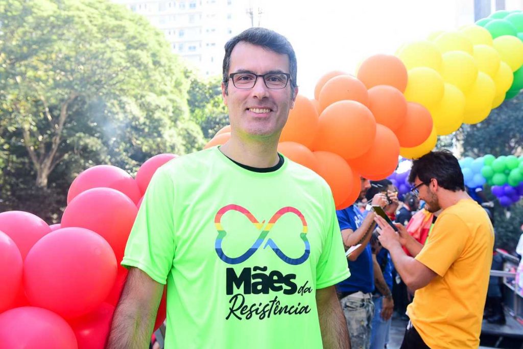 Fábio Turci curtindo a 27ª Parada Lgbt+