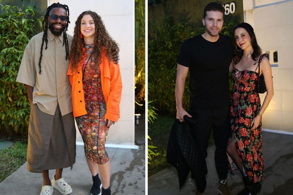 Feyjão e Jessica Tucha; Thiago Fragoso e a esposa, a atriz Maria Vaz