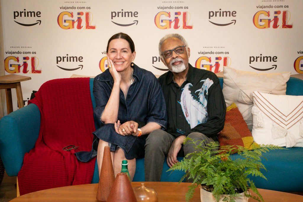 Gilberto Gil posou com Flora Gil