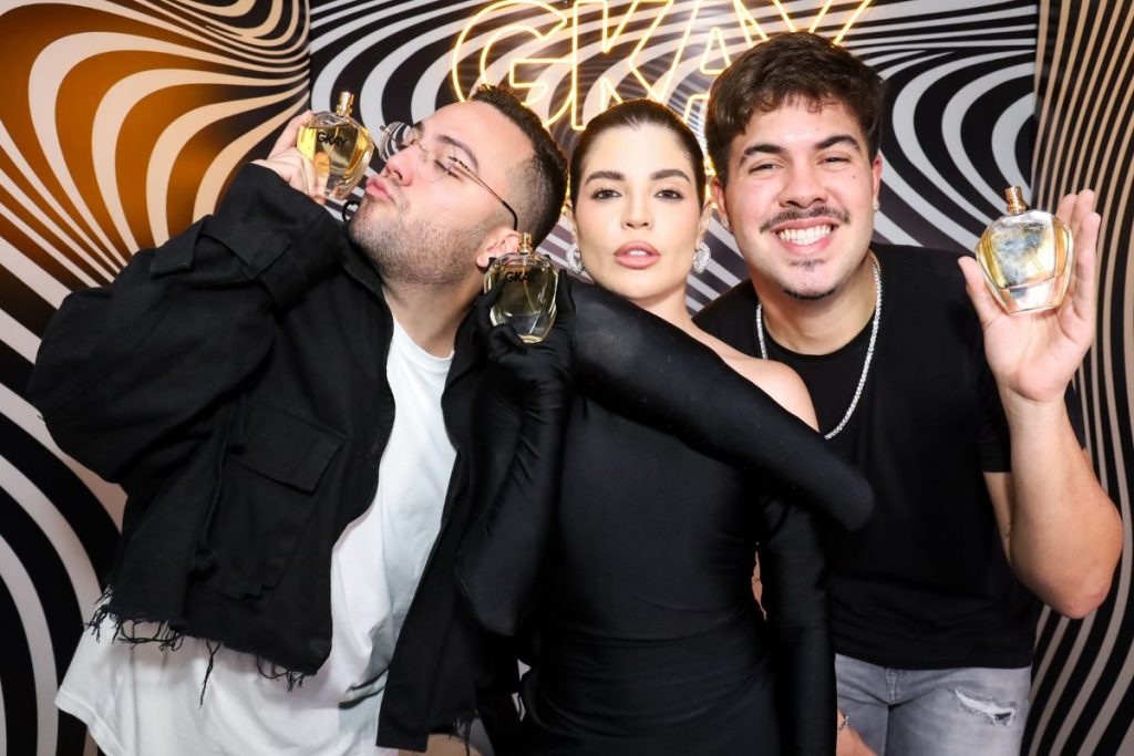 Gkay com Alvaro e Lucas Rangel