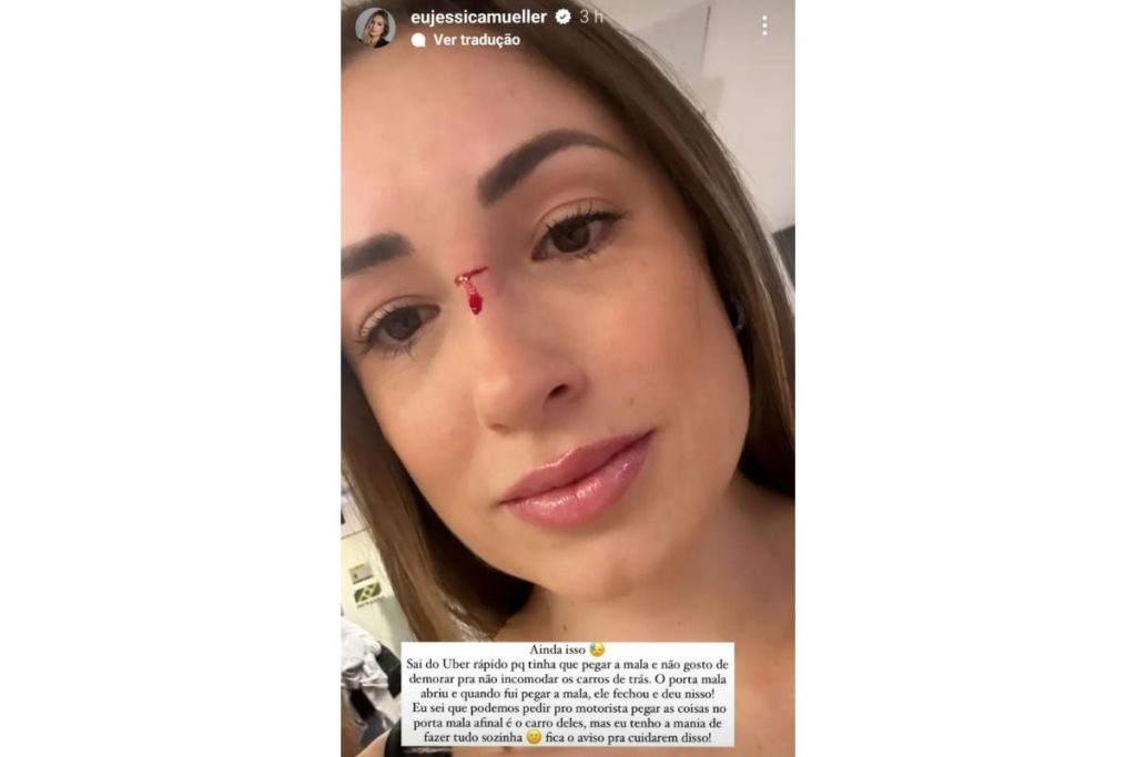 jésicca mueller acidente