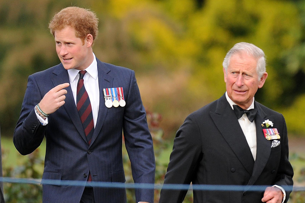 Príncipe Harry e Rei Charles