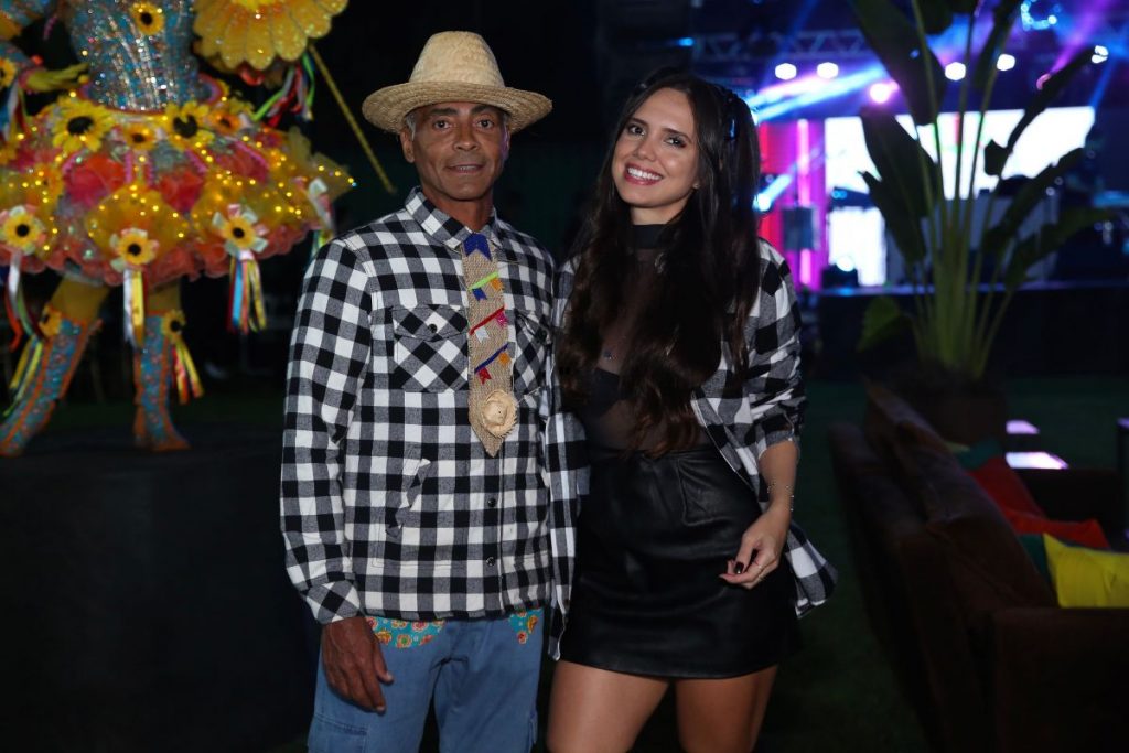 família de romário em arrraiá