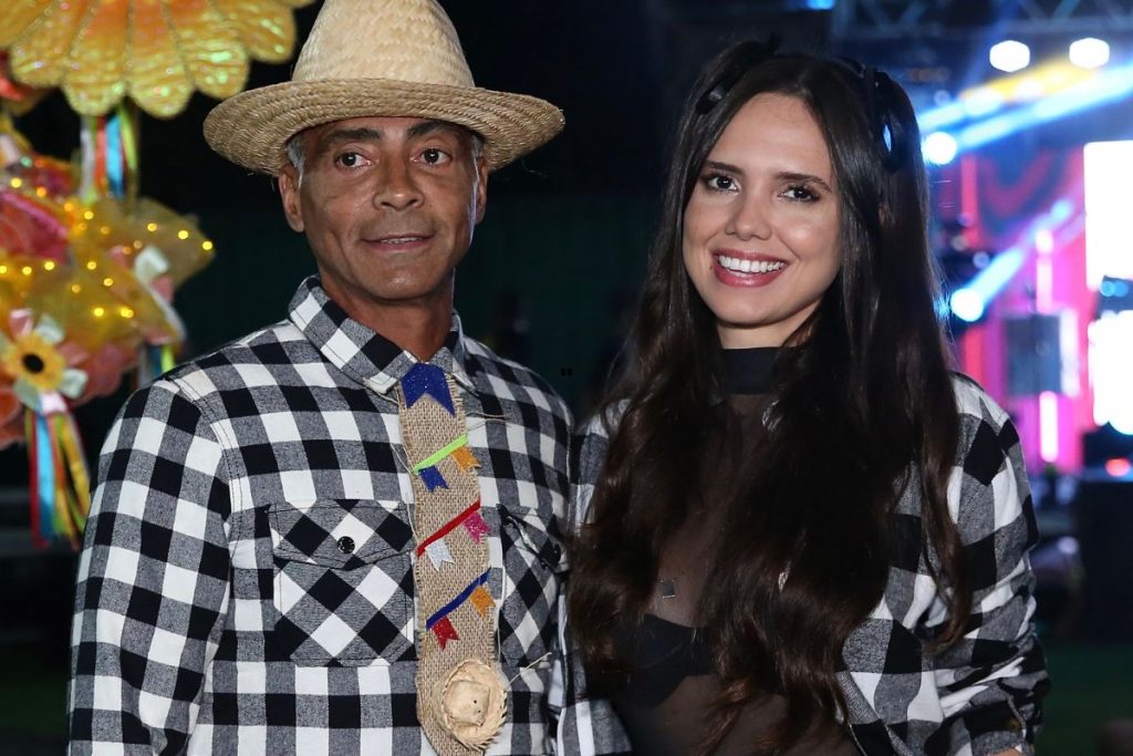 família de romário em arrraiá