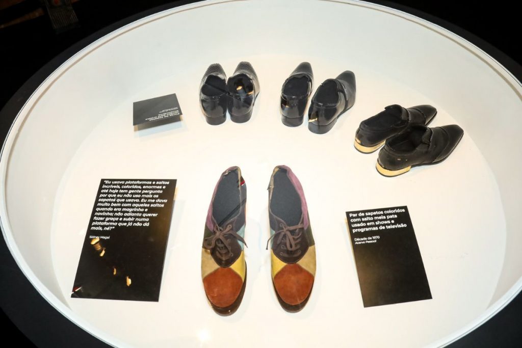 Sapatos já utilizados por Sidney Magal em apresentações