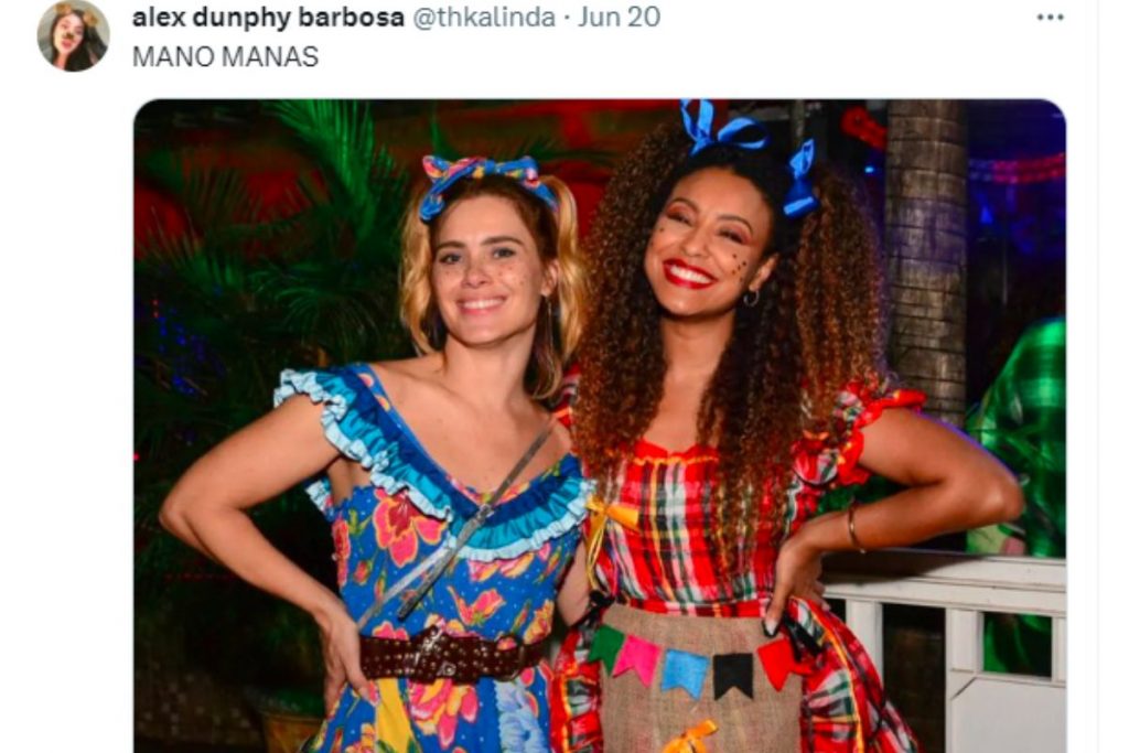 carolina dieckmann e sheron menezzes no arraiá de vai na fé
