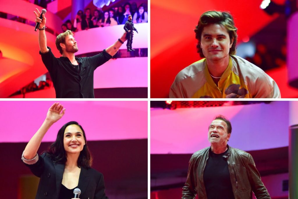 Artistas no primeiro dia do Tudum