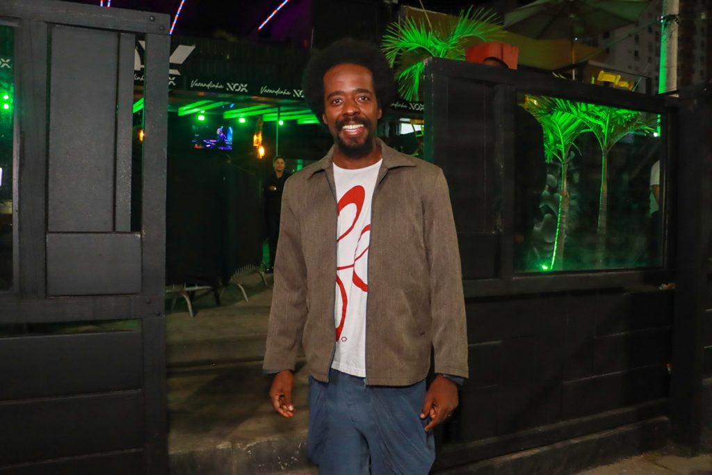 Alan Rocha também marcou presença na festa