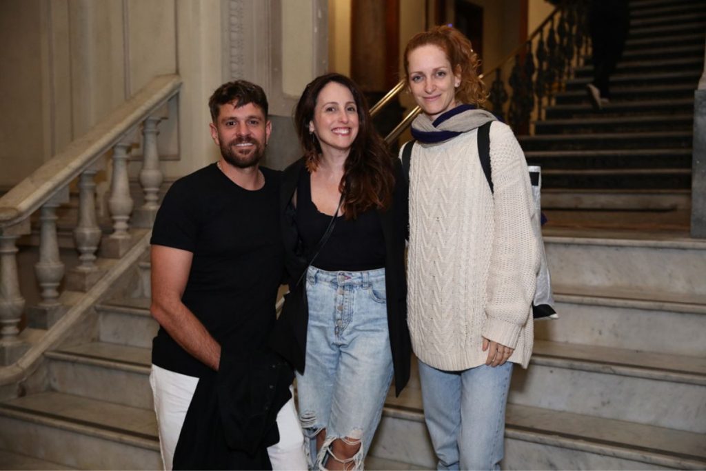 Alejandro Claveaux, Luana Martau e Laila Zaid