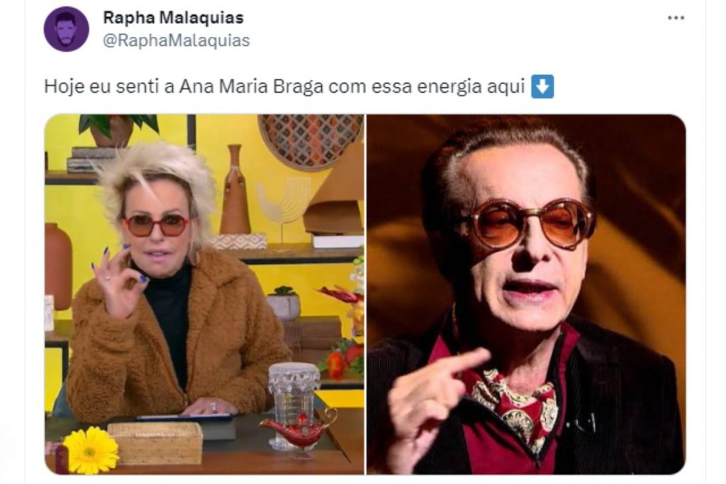 Ana Maria Braga é comparada a Ronaldo Ésper