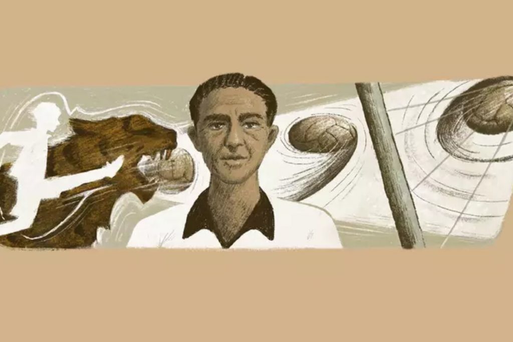 Arte do Google sobre Arthur, o Tigre