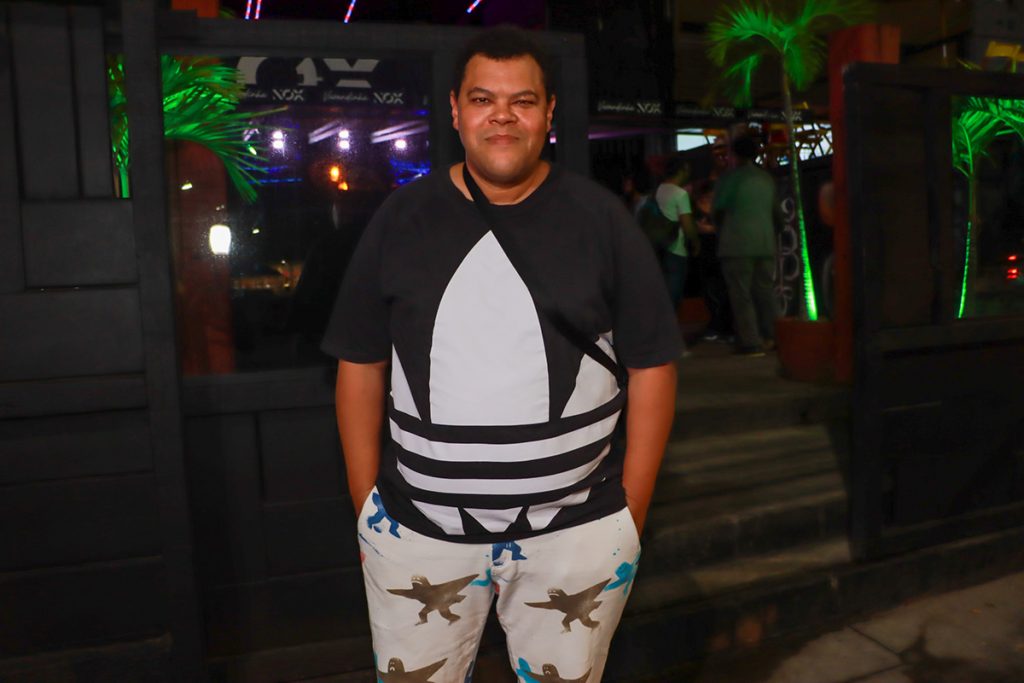 Babu Santana também esteve presente