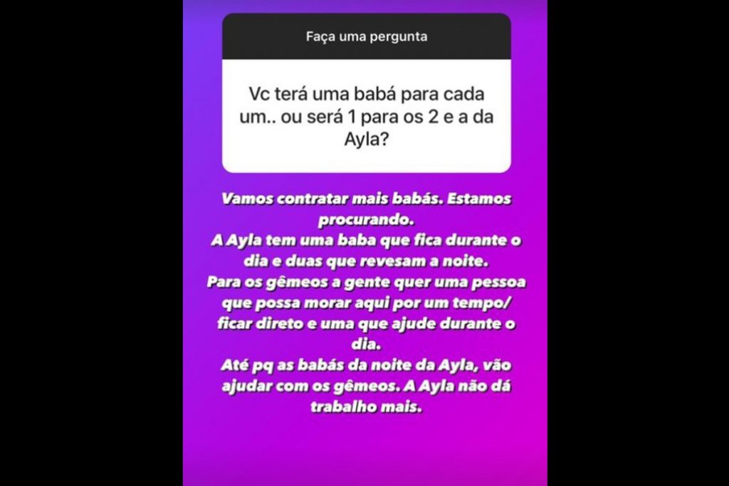 Bárbara Evans respondeu perguntas dos fãs nas redes sociais