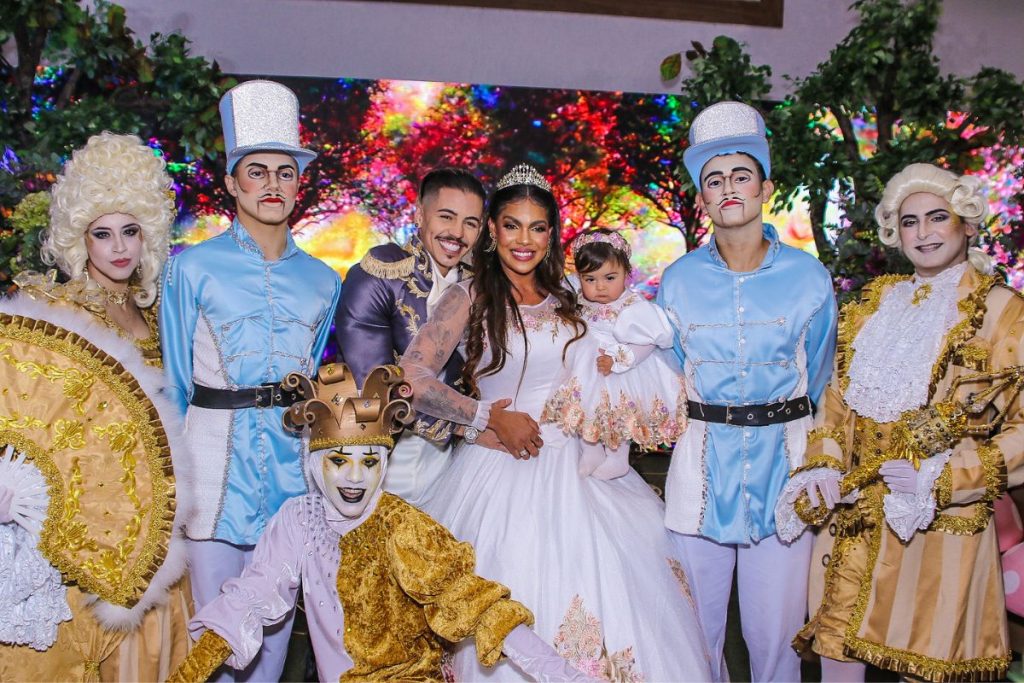 Festa de um aninho de Pietra, filha de Biel e Tays Reis - Foto (Thiago Duran/Brazil News)