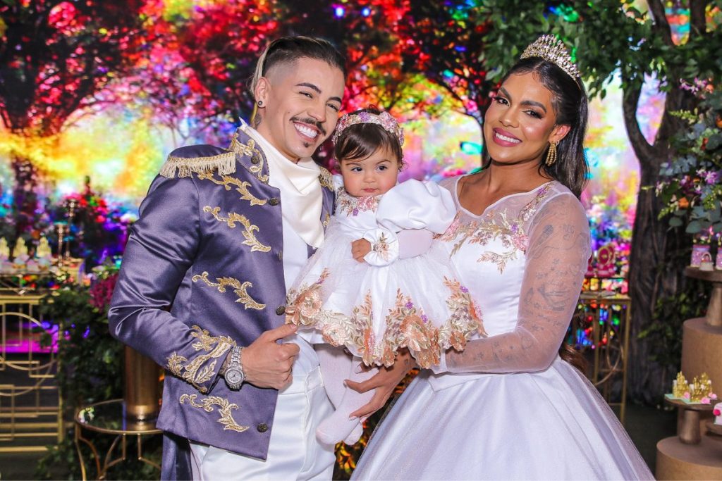 Festa de um aninho de Pietra, filha de Biel e Tays Reis - Foto (Thiago Duran/Brazil News)