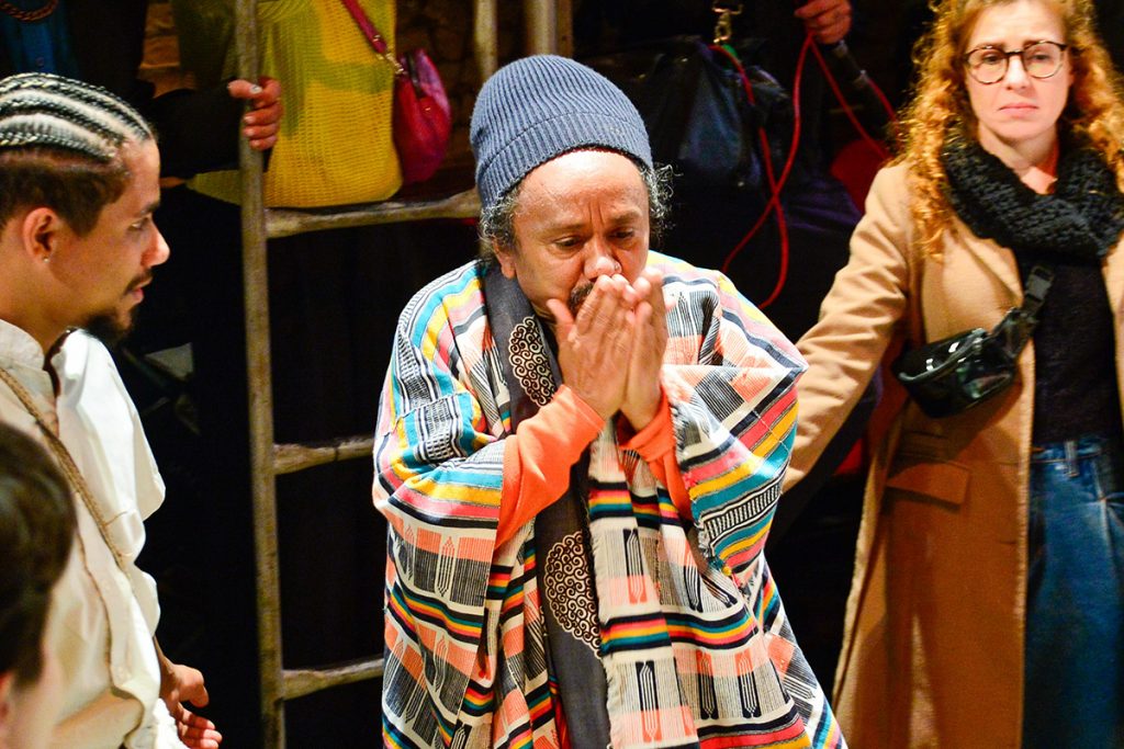 Chico Cesar também esteve presente na cerimônia