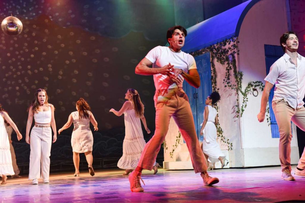 Diego Montez na estreia do musical 