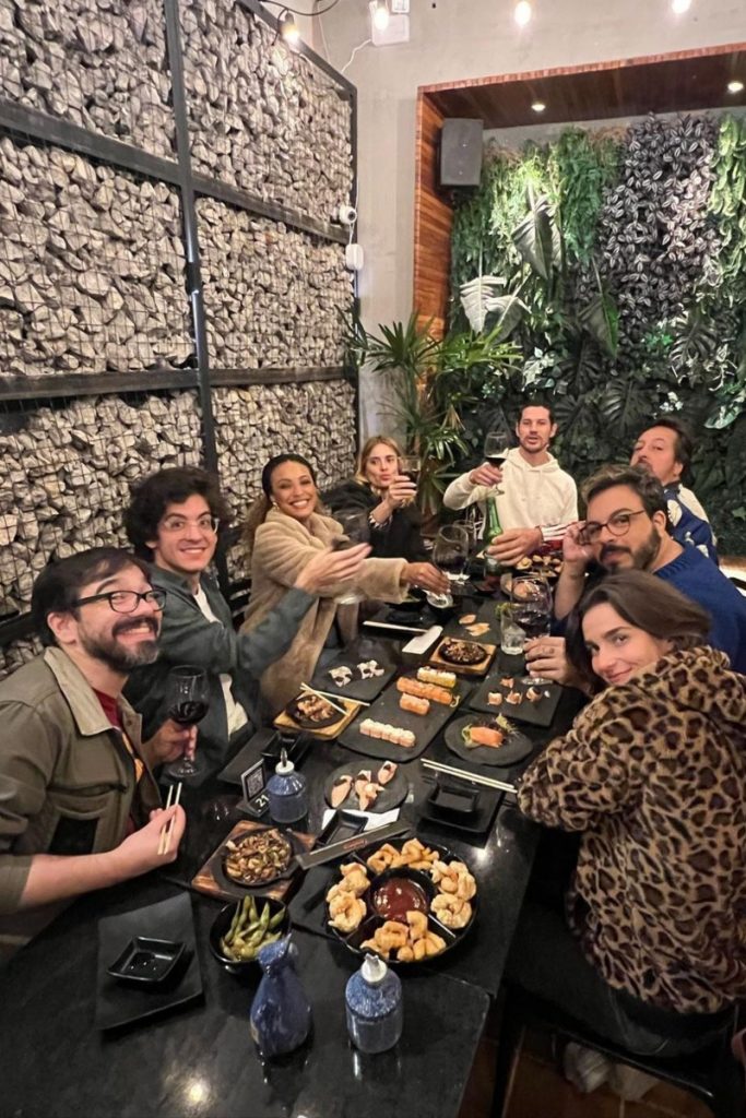 Confraternização final de Vai na Fé