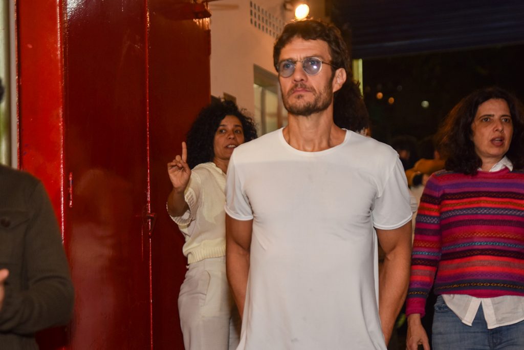 Gabriel Braga Nunes também esteve presente