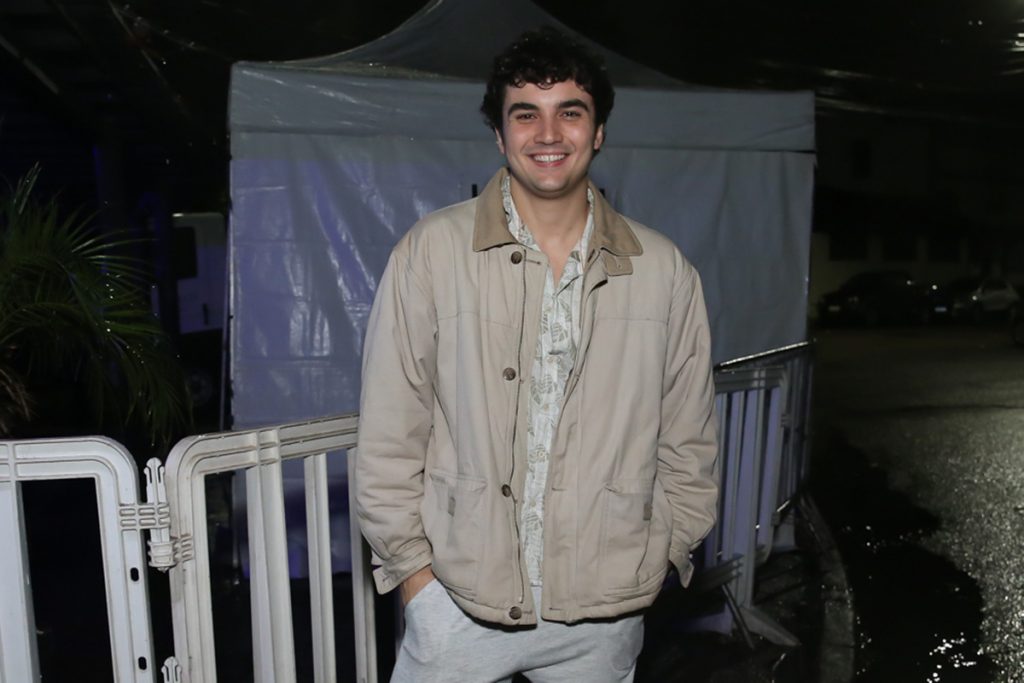 Gabriel Contente curtiu a festa