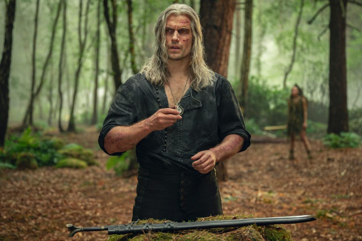 henry cavill como geralt no Volume 2 de “The Witcher Temporada 3".
