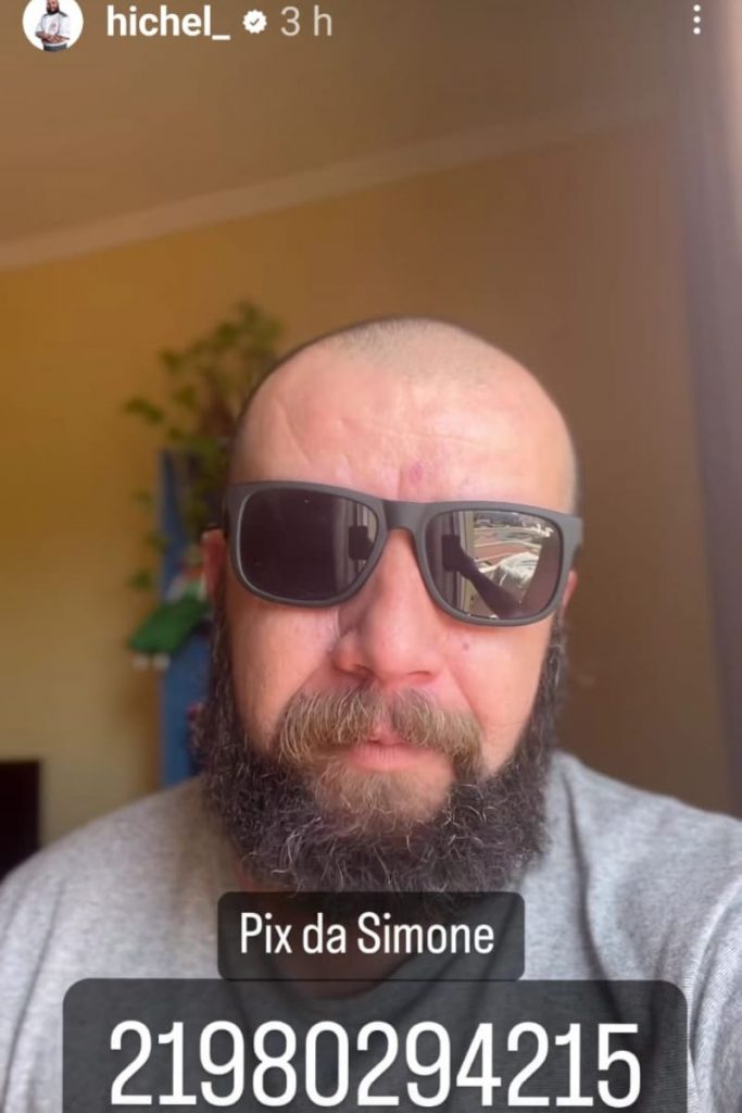 Hichel Rodrigues faz pedido de ajuda para família de Wilson Cabral