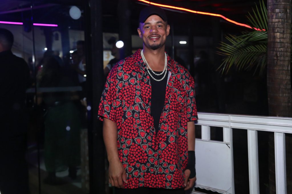 Jonathan Haagensen esteve presente na festa