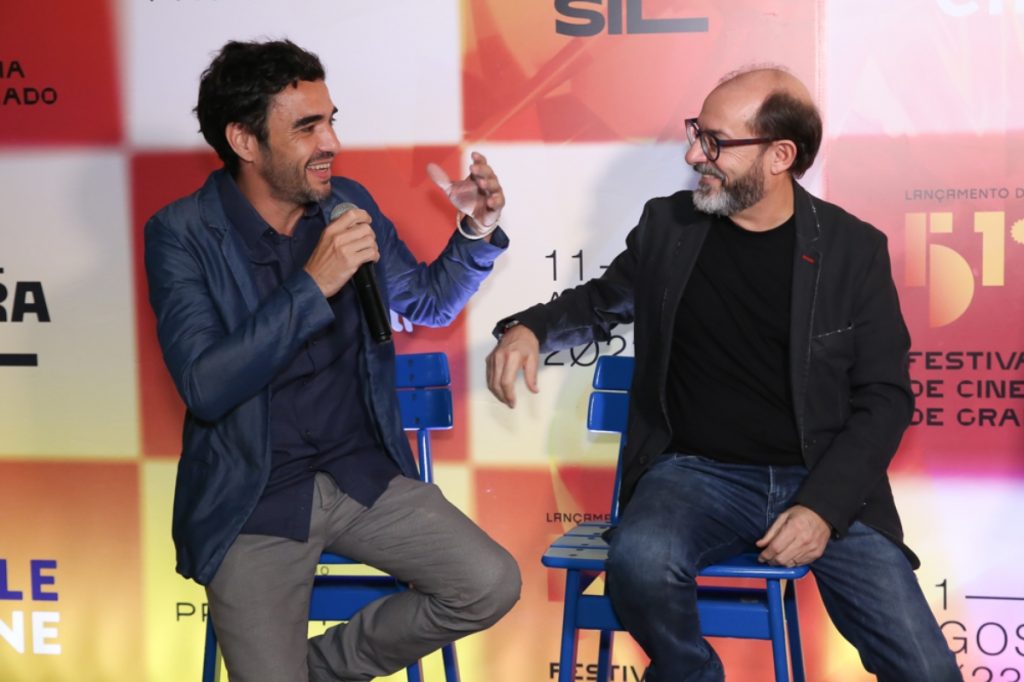 Caio Blat e Marcos Santuário