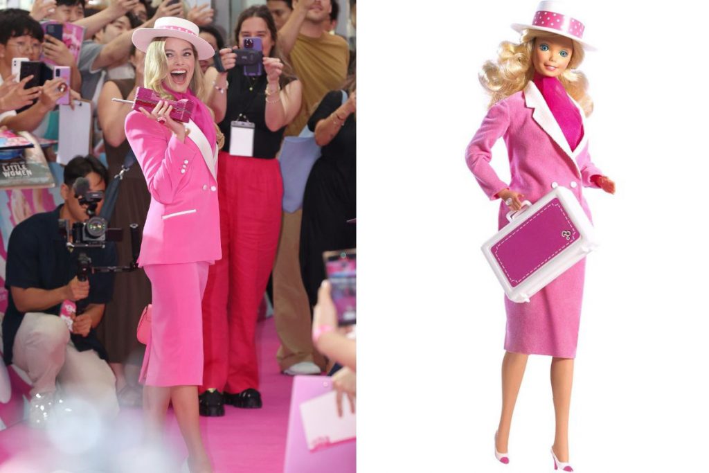 Na Coreia do Sul, Margot Robbie homenageou a Barbie Day To Night