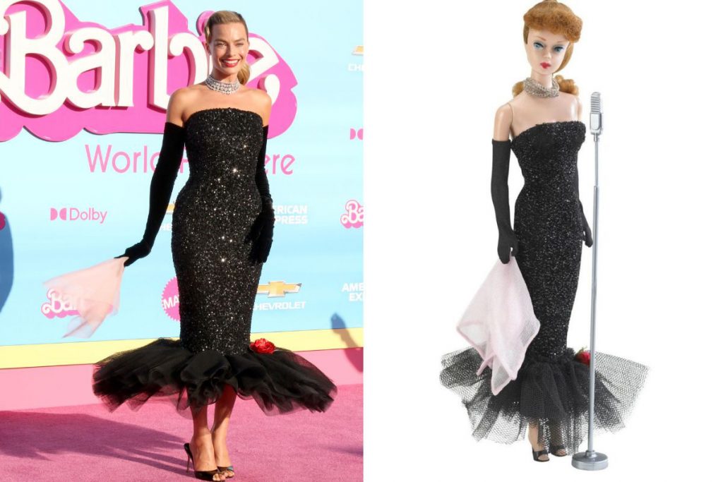 Margot Robbie arrasou look icônico da Barbie Solo In The Spotlight
