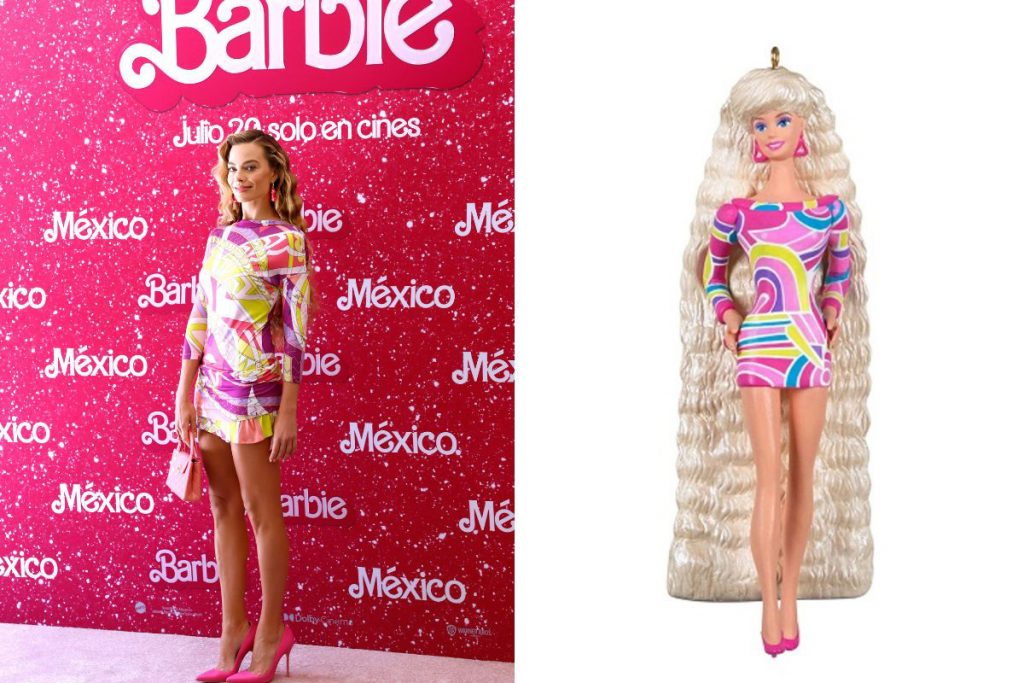 Barbie O Filme Boneca Colecionável, Margot Robbie no Xadrez