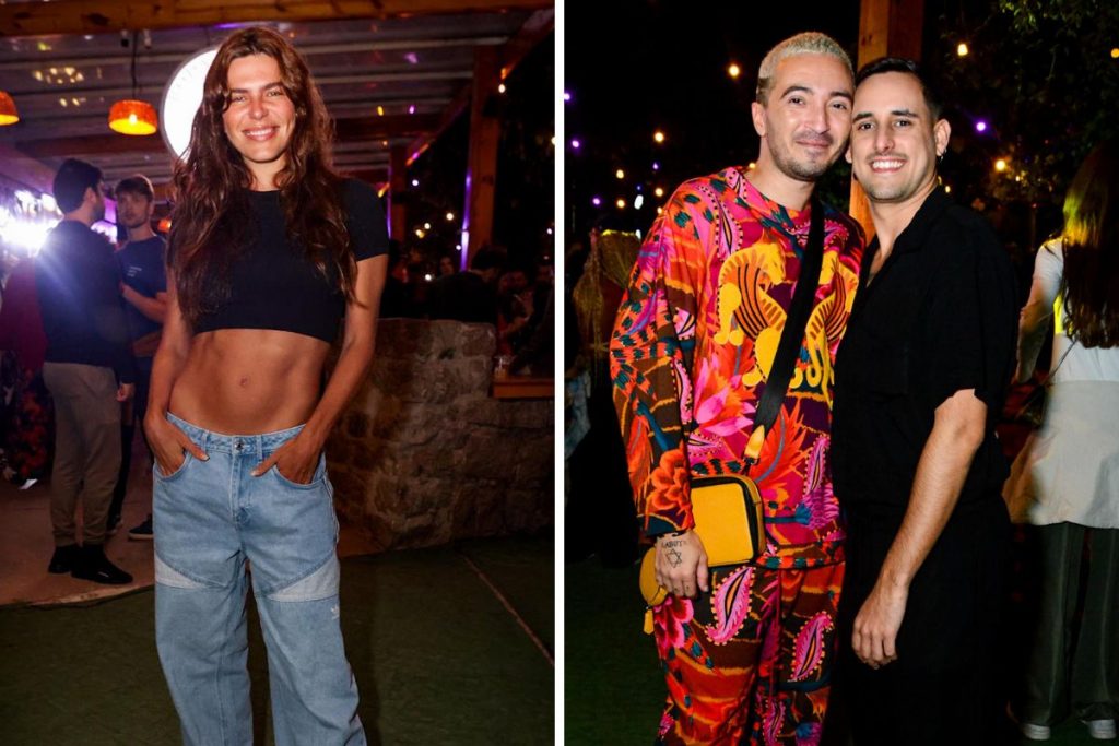 Mariana Goldfarb e Felipe Mar com namorado