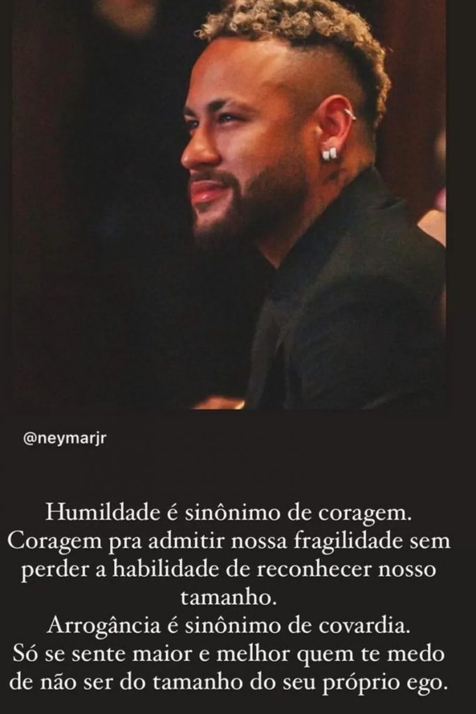 Neymar filosofa na web